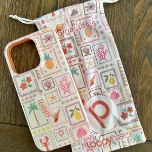 Loopy Case Pink Coral Phone Case for IPhone 14 Pro